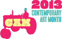 2013 Contemporary Art Month Logo